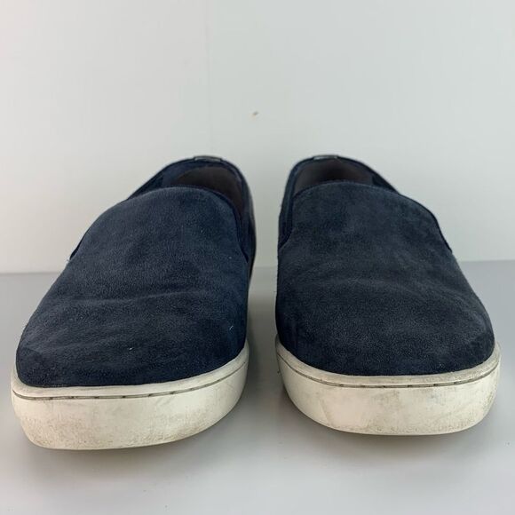 BIRDIES Women’s Swift Slip On Sneaker Night Sky Blue Suede leather size 7.5 - Picture 3 of 7